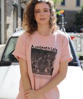 A Contents Lab A.C.L Milan Dj Girl T-Shirts - Pink Pink/L