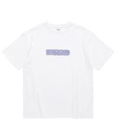 Maha Grid Raw Cut Edge Tee White(Mg2Cmmt526A) White/S