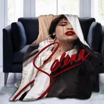 Soft Funny Throw Blanket Selena Quintanilla Flannel Blanket For Sofa Bed Office Living Room Home Decor Suitable Custom Blankets Size: 75*100cm, Weight: 230 GSM