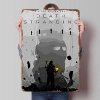 Death Stranding Game Art Tin Plaque Poster Customized Wall Art Retro Vintage Metal Signs for Man Cave Room Ornaments Wand Deko 20X30CM