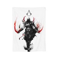A-Assassins C-Creeds Knitted Blankets Flannel Throw Blankets Airplane Travel Personalised Soft Warm Bedsprea, Size: 75*100cm, Weight: 230 GSM