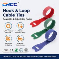Fastening Tape Cable Ties Reusable Double Side Wires Cords Nylon Adjustable Back to Back Hook and Loop Straps (Black,150 mm&12 mm) juoda