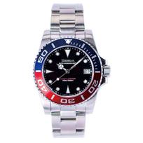 ZEEDA Automatic 10 ATM Water Sapphire 316L Stainless FIRE ICE MOD-LANDER Men's Diver's Watch, Resistant, Crystal, Steel, MOD-LANDER &