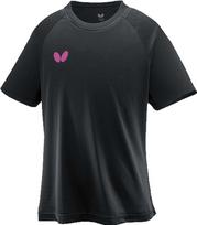 Butterfly Table Tennis Win Logo SS 46420 Short-Sleeve T-Shirt, T-Shirt II, Unisex, Black/Rose (912), black