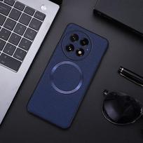 High-end Business Phone case OnePlus 13  All-round protection Minimalist Solid Color Leather Feel 1+ Nord 4 Lens protection Opp Bag&One plus 13 mėlyna