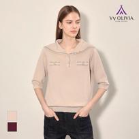 Vivi Olivia Collared Pullover_Vvcbl4F7491 Wine(15)/100
