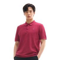 Louis Castel Men'S Summer Muted Tone Simple Collared Short Sleeve Sweater See Notation/110