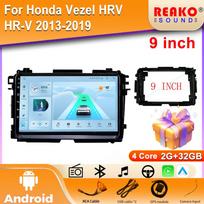 2 din Android 14 Auto Carplay Automobilinis Radijas Multimedijos Vaizdo Grotuvas GPS Navigacija Honda Hr-V Hrv Xrv Vezel 2013 -2019 4 core 2GB+32GB carplay