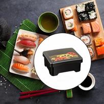 750ml Donburi Food Carrier Box for Sushi And Office Use Patterns A