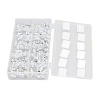 130Pcs Hydraulic Grease Fitting 12 Types SAE Zerk Fitting Grease Nipple Assortment