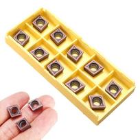 AU 10PCS CCMT09T304 VP15TF Carbide Inserts CCMT 09 T3/CCMT32.51 Inserts Set