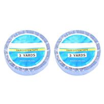 2pcs Double Sided Wig Adhesive Tape Roll Strong Adhensive Hair Extension Wig Hair Support Tape for Home Salon Blue