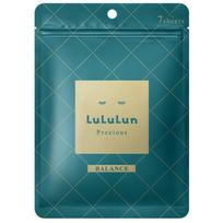 Vienkartinių veido kaukių rinkinys LuLuLun Precious Mask Green 7 Pack, veido odą drėkinančios ir atkuriančios lakštinės kaukės jautriai, senstančiai odai, 7 vnt. LU68870