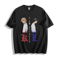 Death Note Kira vs L T-Shirt - Epic Anime Showdown Unisex Tee S