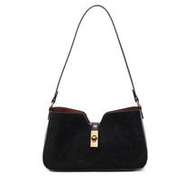 Aukštos kokybės PU odos rankinė piniginė Moteriška rankinė Vienspalvės Pečių crossbody krepšiai Moteriška paštininko maža tote rankinė Moterims Merginoms Sankabos piniginė juoda