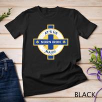 Šiaurės Airija Norn Iron Ats Us Nai Crest Futbolas Futbolas Unisex Marškinėliai S