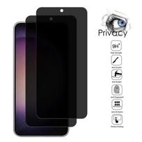 Privacy Tempered Glass for Samsung GalaxyS25 S24 S23 S22 S21Plus Anti-spy Screen Protector Fingerprint Function for Samsung S22 S21 S25 Galaxy S25 Edge juoda