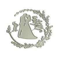 Wedding Mr and Mrs Decorative Die Cut Metal Embossing Stencils Carbon Steel Cutting Dies for Card Making Scrapbooking