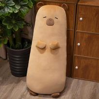 Soft Capybara Long Pillow Plush Toy Doll Kapibara Doll Girl Soothing Ragdoll 70cm