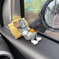 Car Decor Cute Desk Doll In Car Interior Decoration Supplies For Center Console One Size