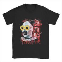 Vyriški Moteriški Kalėdų Senelio Menas Klounas Terrifier 3 Siaubo Filmas Kalėdiniai Grafiniai Marškinėliai Drabužiai Marškinėliai Tee Drabužiai Originalus#Spalva(2) S juoda