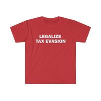 Mokesčių slėpimas Teisinis Marškinėlis Humoristinis T-shirt Juokinga Dovana Juokingas Memas Marškinėlis Asmenybė Trumpomis Rankovėmis Unisex Įžeidžiantis Sarkastiškas T-shirt S