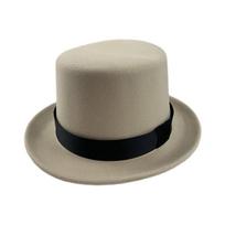 Felt Derby Hat Gentleman Cosplay Magician Props for Rave Party Adult Teens Show smėlis