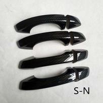 Door Handle Cover Trim Handles Covers for Skoda Octavia Combi Iii 3 MK3 A7 5e VRS Plastic Car Accessories Carbon Fiber S-N