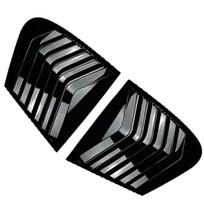 2 vnt. Galinio šoninio lango apdailos spoileris, skirtas BMW 1 serijai F20 118i 120i Hečbekui 2011- Langų žaliuzių dangtelis, oro ventiliacijos grotelės Glossy Black