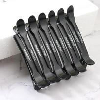 Matte Duckbill Hair Clips - Salon Sectioning, Perming, Coloring & Positioning Alligator Clips Black Duckbill Clip (1 piece) black