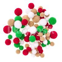 Burbuliukai MIX JOLLY CHRISTMAS 80vnt