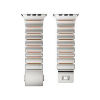 Magnetic Stainless Steel Band for Apple Watch Ultra 3 2 49mm Rubber Men Strap for Iwatch Series 11 10 46mm 9 8 7 6 se 44mm 45mm 49mm&175mm