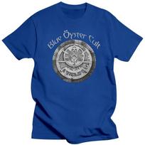 Blue Oyster Cult Roko Grupės Logotipas Vyriški Juodi Marškinėliai AM945 Unisex Marškinėliai XXL
