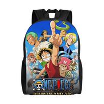 Vienas Gabalas Luffy Kuprinė Vyrams Moterims Laisvalaikio Studentų Verslo Dieninė Kuprinė Kolegijos Pečių Krepšys Patvari One Size blue