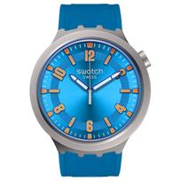 SWATCH Unisex Blue Watch SB07S115 SB07S115 Blue Dial gray