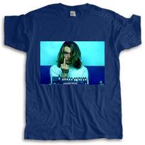 Nauji marškinėliai juodi viršutiniai drabužiai vyrams BLOW T SHIRT johnny depp nuotrauka iš tardymo izoliatoriaus george jung madingi marškinėliai vyriški vasariniai viršutiniai drabužiai 4XL blue
