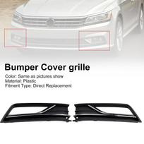 2PCS Fog Light Lamp Grille Cover Fit VW Passat B8 NMS (USA Car) 2016-2018