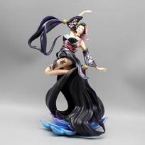 One 27cm Piece Anime Figure Gk Nico Robin Kabuki Kimono Resonance Series Double Headed Action Doll Model Collection Toy XmasGift