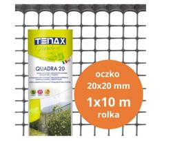 Siatka Pvc Quadra 20 Grafit 1.0M*10Mb Oczko 20Mm - 10Mb - S-B 01180G