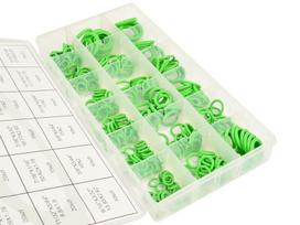 Geko O-žiedų rinkinys, G02810, 270 vnt., HNBR, 18 dydžių, plastikinis konteineris