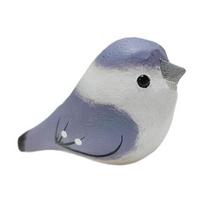 Handmade Bird Figurine Wooden Carving Bird Statue Miniature Wildlife Sculpture for Living Room Office Desktop TV Stand Decor Gifts for Bird Lovers B