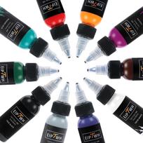 30ML Tattoo Ink - 10 Colors, Vibrant with Fine Particles, Easy to Apply 30ml/Bottle