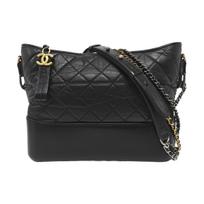 [Pre-Owned] Gabrielle Logo Quilted Leather Chain Shoulder Bag - Very Good #6K0QX9 ONE SIZE