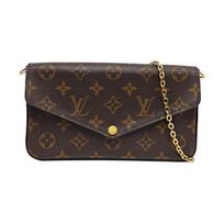 [Naudotas] Louis Vuitton Pochette FéLicie 'Rudo monogramos drobė' - Puikus #7FGJN6 ONE SIZE