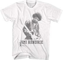 Jimi Hendrix 1963 Roko Gitaristas Dainininkas Dainų Autorius Ikona Džiaminantis Išblukę Marškinėliai S