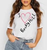 Becky Hill T-Shirt I Love Becky Hill T Shirt Inspired Tour Fashion Concert 2026 S