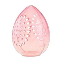 Plastikinis kiaušinio formos kempinės laikiklis,  Rožinis