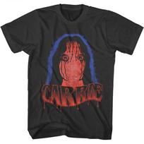 Carrie Movie Stephen King Horror Film Carrie Face Blue Outline Men's T Shirt S