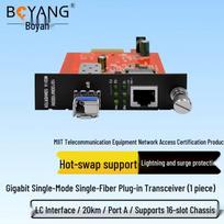 BOYANG Gigabit Single-Fiber SFP Transceiver for 16-Slot Chassis
