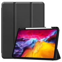 Folio Trifold Simple Tablet Case for iPad Pro 11 2021 with Pencil Charging Auto Sleep/Wake & Pen Holder for iPad Pro 11" 2021&Pu+TPU&11" juoda
